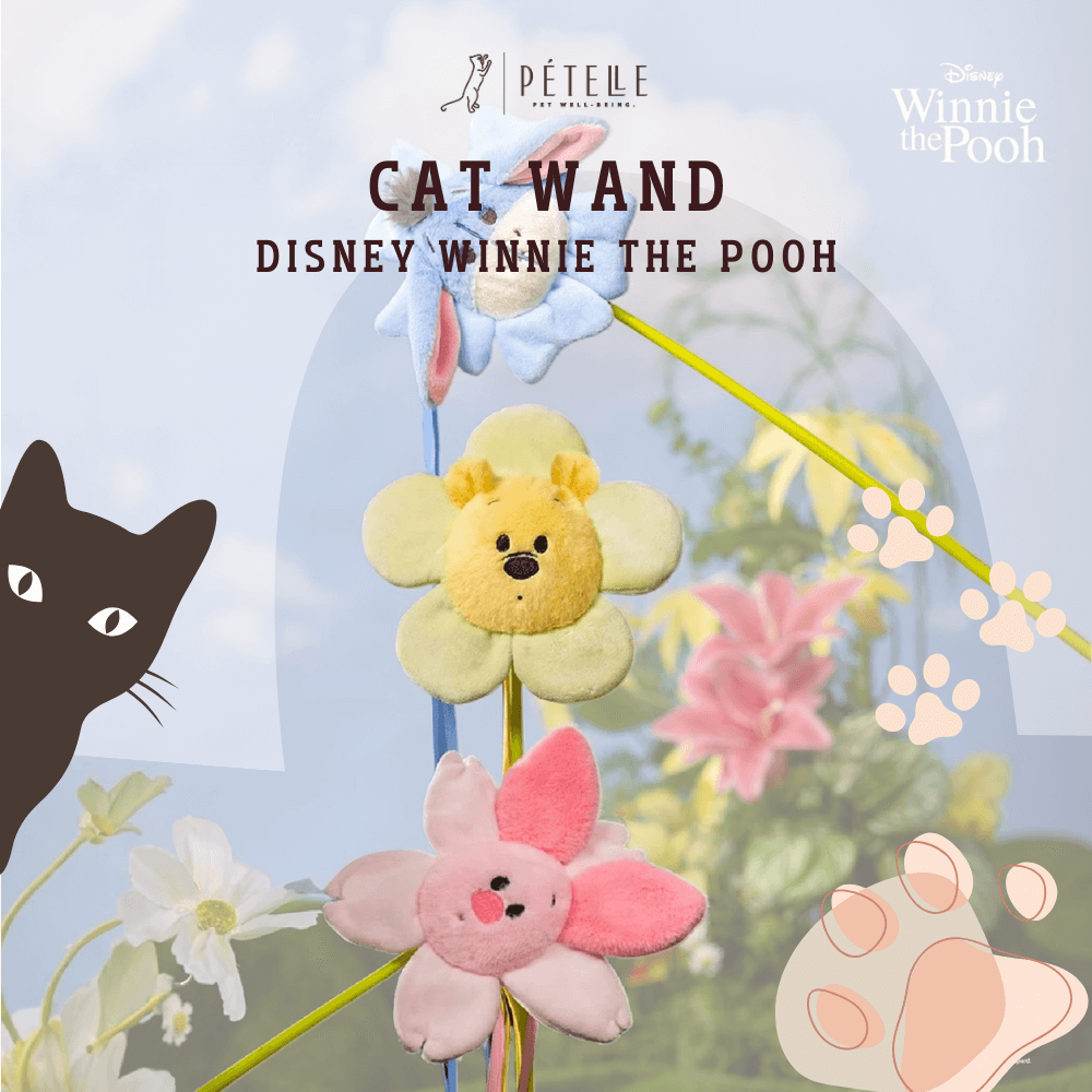 ไม้ตกแมว PETELLE รุ่น CAT WAND ลายดิสนีย์ วินนี่เดอะพูห์ (พิกเล็ต)_1