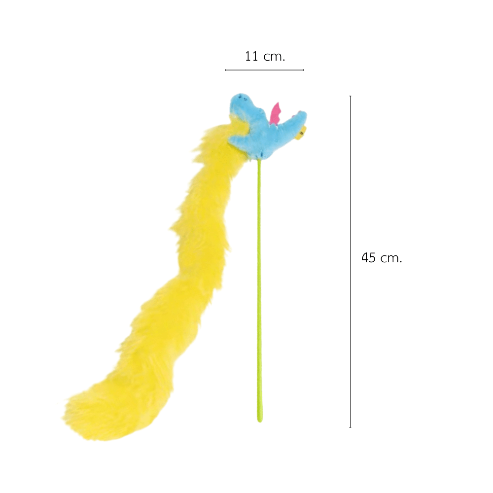 ไม้ตกแมว PETELLE รุ่น CAT WAND ลายมังกร_1