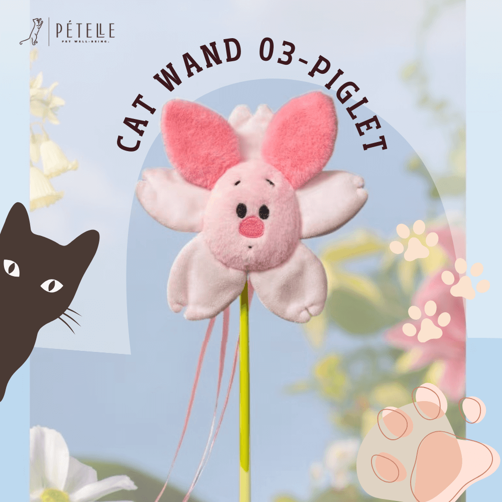 ไม้ตกแมว PETELLE รุ่น CAT WAND ลายดิสนีย์ วินนี่เดอะพูห์ (พิกเล็ต)_2