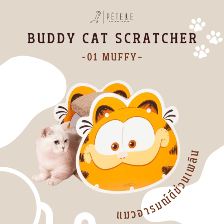 ที่ลับเล็บแมว PETELLE รุ่น BUDDY CAT SCRATCHER (DOODOO)_2