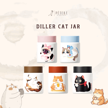 แก้วเก็บอุณหภูมิ PETELE รุ่น T-095 ขนาด 150 มล. สี ESPRESSO CAT_3