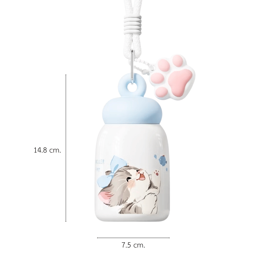 แก้วเก็บอุณหภูมิ แบบพกพา PETELE รุ่น DILLER POCKET BOTTLE ขนาด 270 มล.สีฟ้า BLUE RIBBON