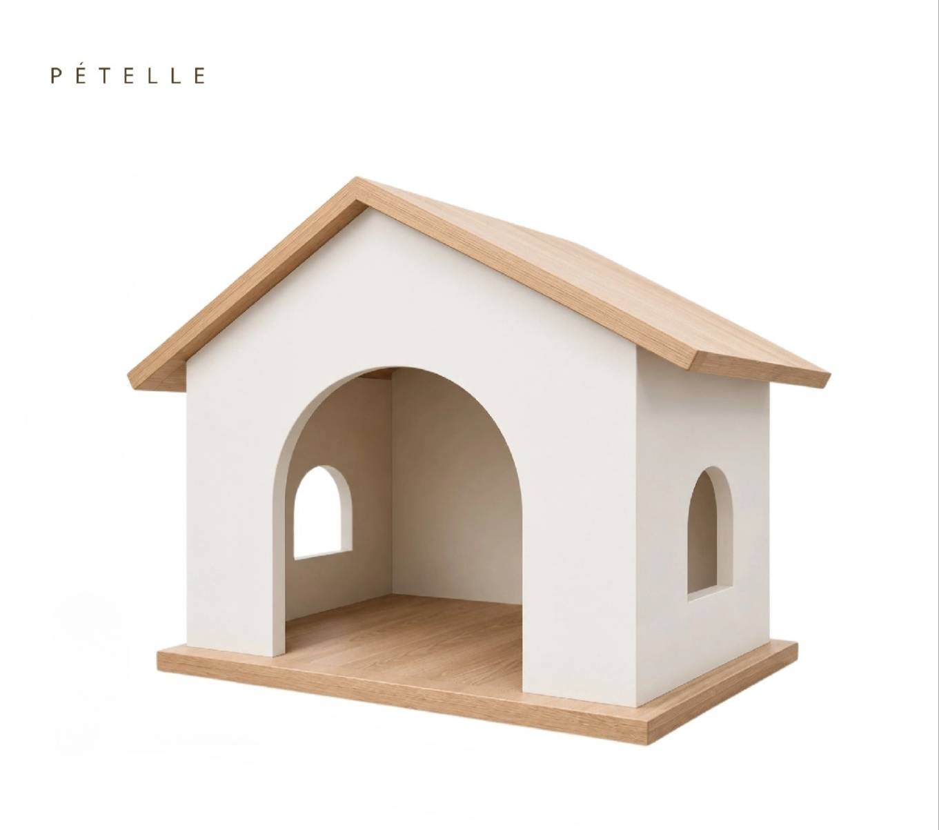 บ้านแมวตั้งพื้น PÉTELLE รุ่น NEST POD – SOFT ARCH EDITION_0