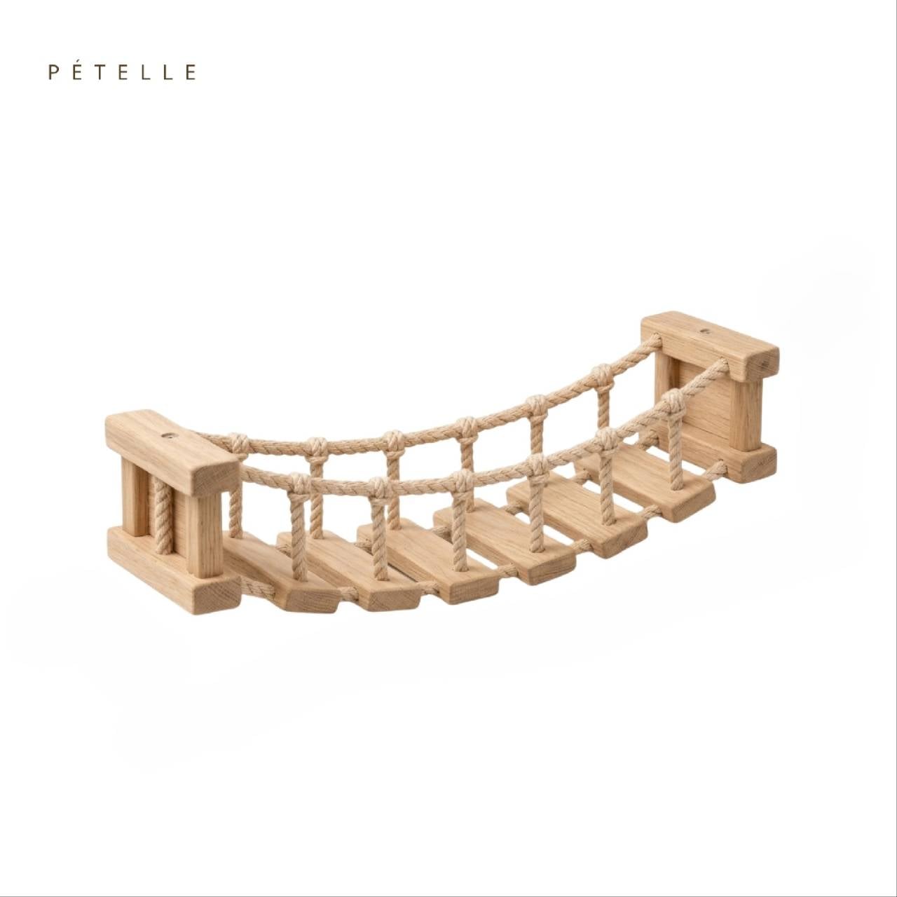 สะพานเชือกแมวติดผนัง PATELLE CRB-WD002 สีเบจ_0