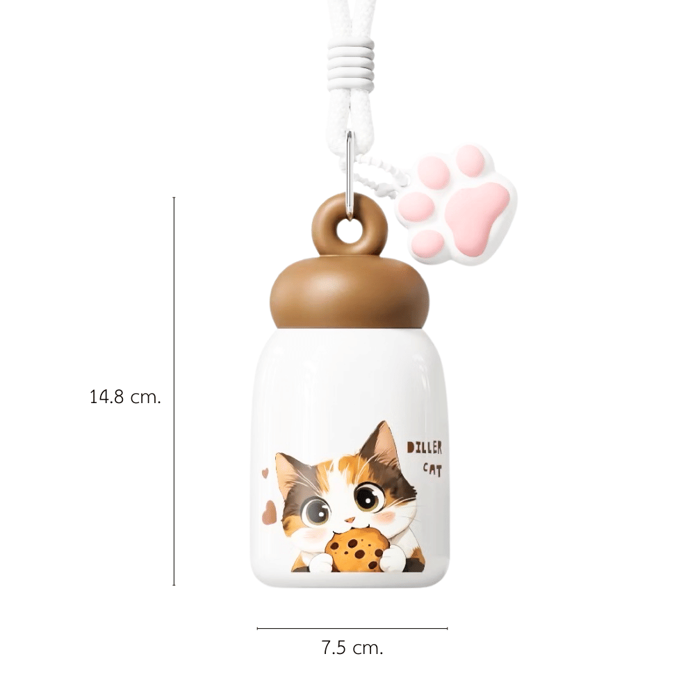แก้วเก็บอุณหภูมิ แบบพกพา PETELE รุ่น DILLER POCKET BOTTLE ขนาด 270 มล.สี COOKIE KITTEN_1