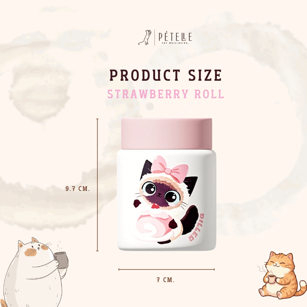 แก้วเก็บอุณหภูมิ PETELE รุ่น T-091 ขนาด 150 มล. สี STRAWBERRY ROLL_2