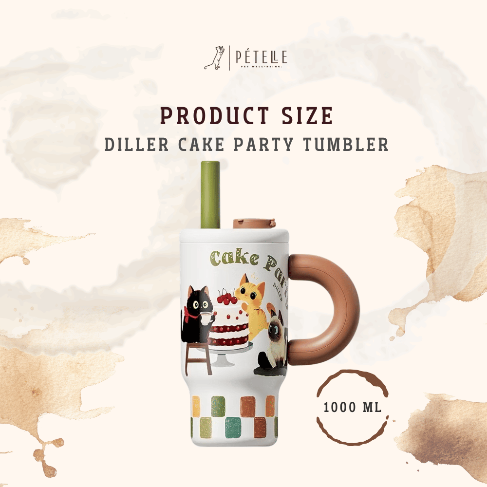 แก้วเก็บอุณหภูมิ พร้อมหลอด PETELE รุ่น DILLER CAKE PARTY TUMBLER ขนาด 1000 มล._2