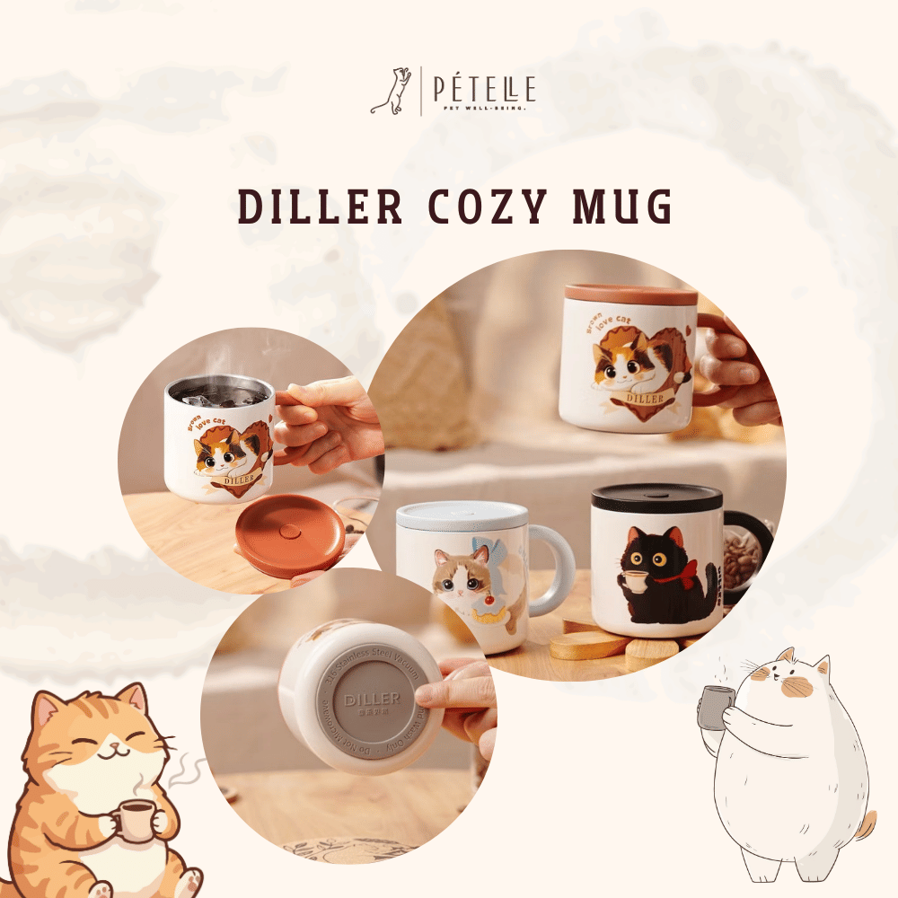 แก้วเก็บอุณหภูมิ PETELE รุ่น DILLER COZY MUG ขนาด 300 มล.,สีส้ม HONEY TOAST_4