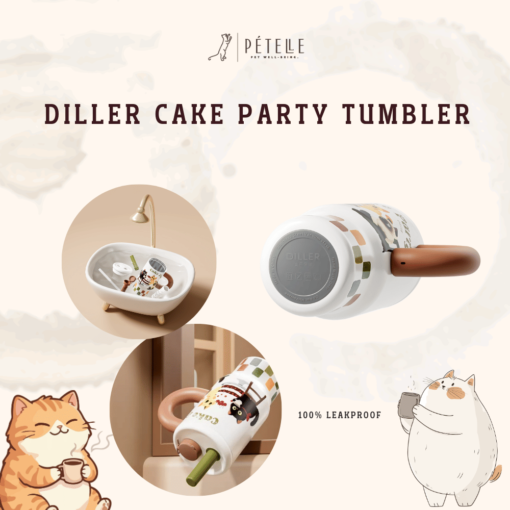 แก้วเก็บอุณหภูมิ พร้อมหลอด PETELE รุ่น DILLER CAKE PARTY TUMBLER ขนาด 1000 มล._4