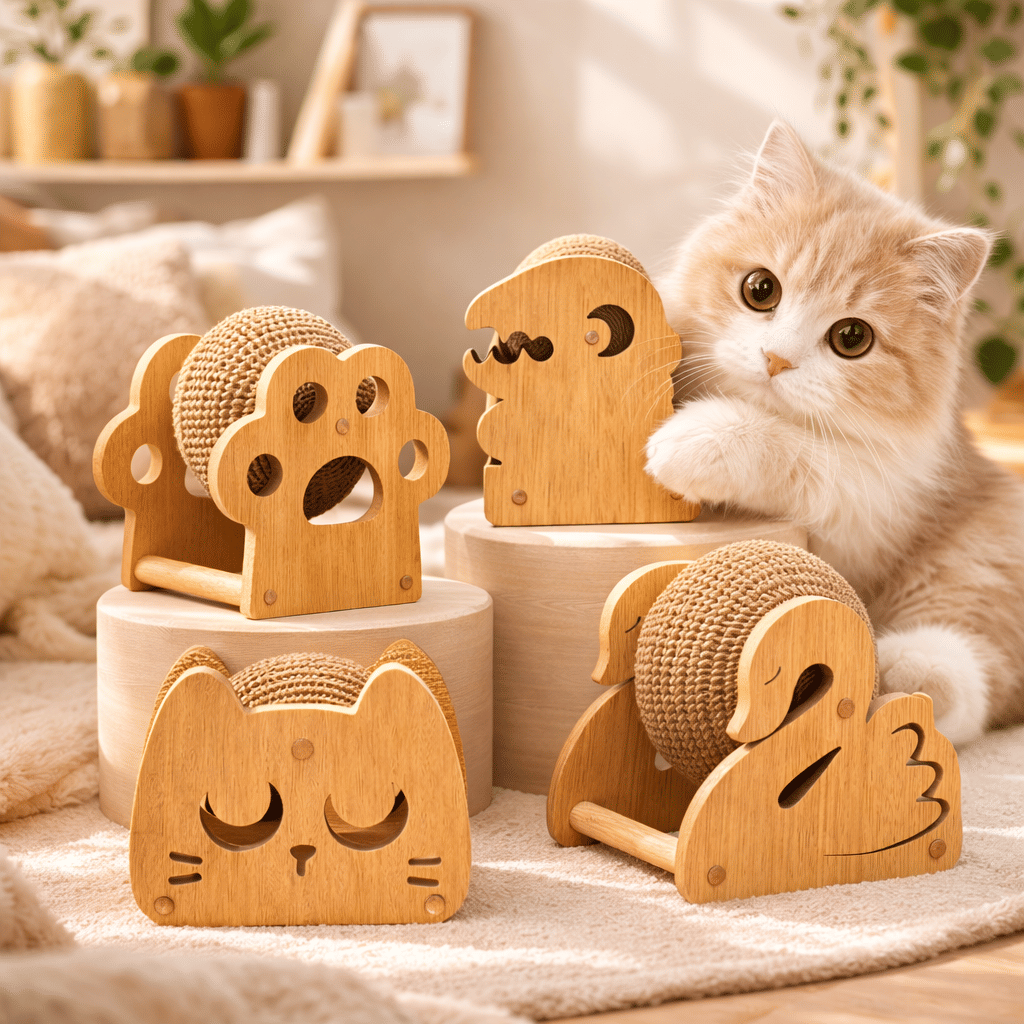 ชุดอุปกรณ์สำหรับแมว PETELLE 5 ชิ้น รุ่น CAT FUN SET_8