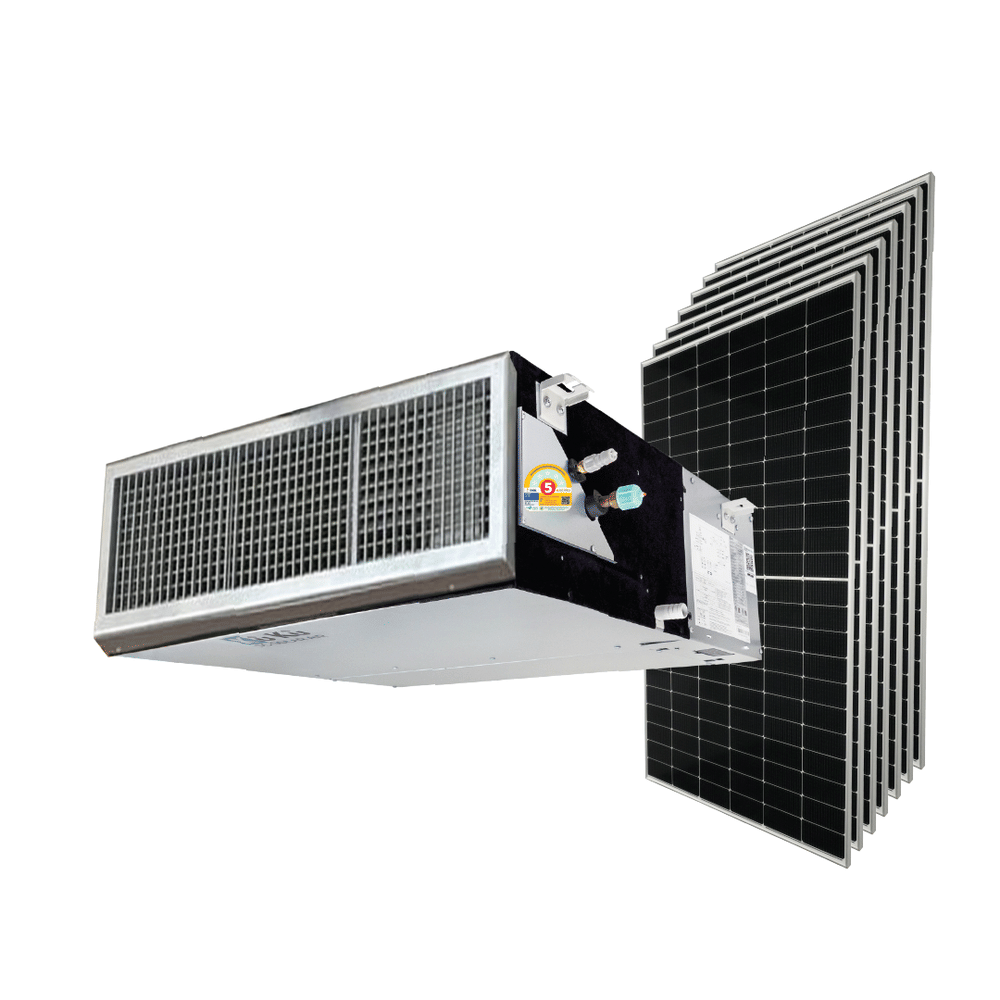 แอร์เพดาน KUKU AIR DUCT TYPE 25,100 BTU พร้อมแผงโซล่าเซลล์ 3.71 KWH (ไม่รวมติดตั้ง)_11