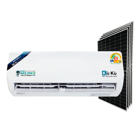 แอร์ผนัง KUKU AIR GEN3 ขนาด 12000 BTU โซล่าเซลล์ AIRDCSOLAR GEN3 โซล่าแอร์ 2.12 KWH (ไม่รวมติดตั้ง)_0