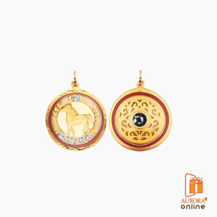 จี้นักษัตร ปีมะเมีย AURORA DESIGN ทองคำแท้ 75%_4