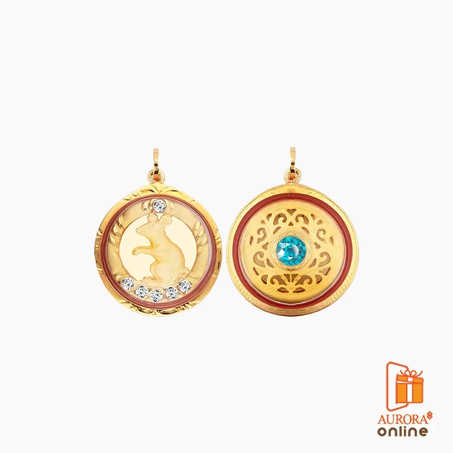 จี้นักษัตร ปีชวด AURORA DESIGN ทองคำแท้ 75%_1