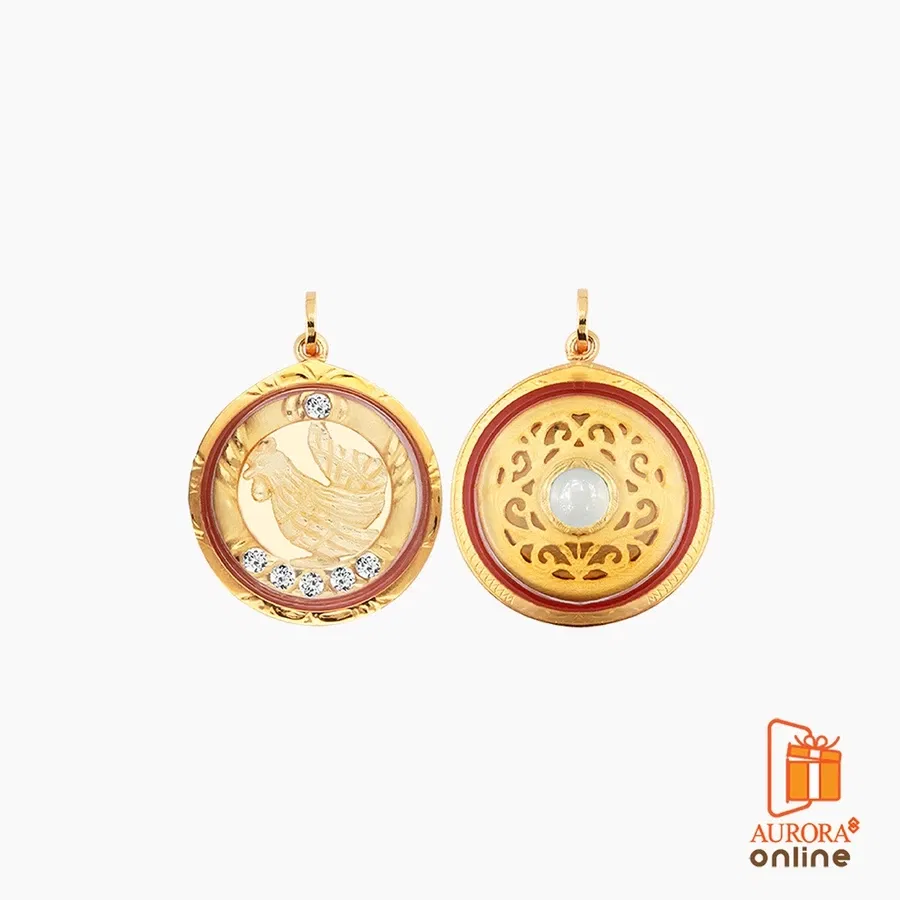 จี้นักษัตร ปีระกา AURORA DESIGN ทองคำแท้ 75%_4