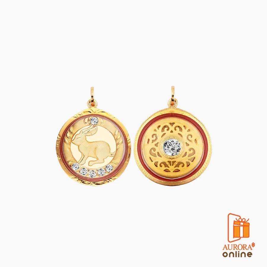 จี้นักษัตร ปีเถาะ AURORA DESIGN ทองคำแท้ 75%_4
