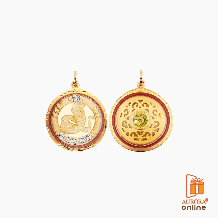 จี้นักษัตร ปีมะเส็ง AURORA DESIGN ทองคำแท้ 75%_1