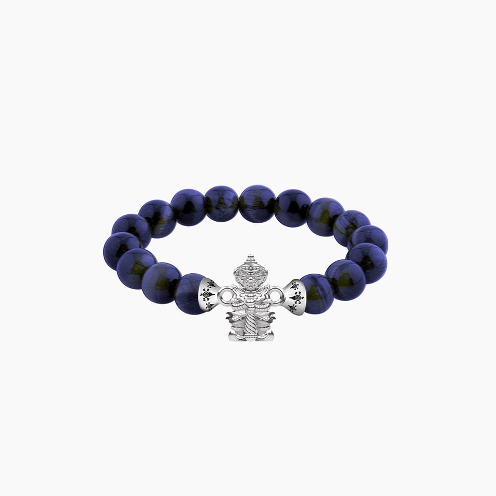 สร้อยข้อมือท้าวเวสสุวรรณ AURORA DESIGN หินมงคลสีบลูไทเกอร์อาย_1