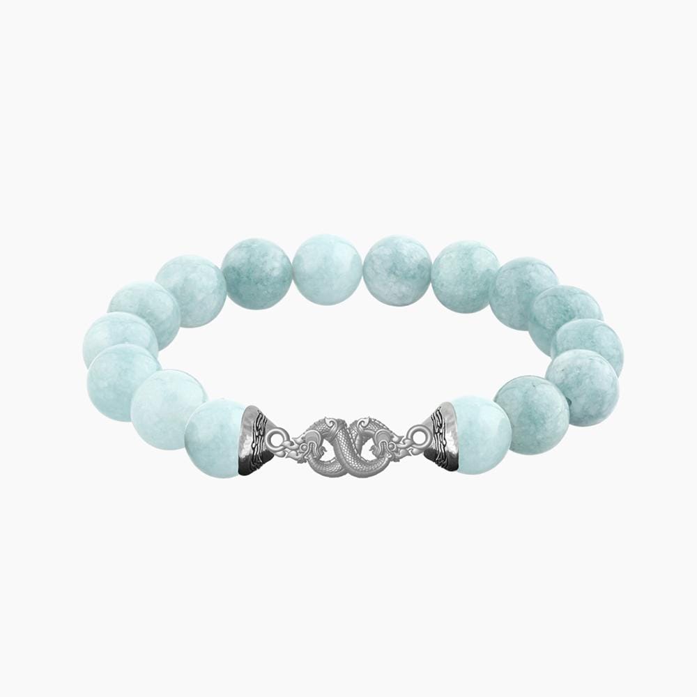 สร้อยข้อมือพญานาค AURORA DESIGN หินมงคลสีอความารีน_0