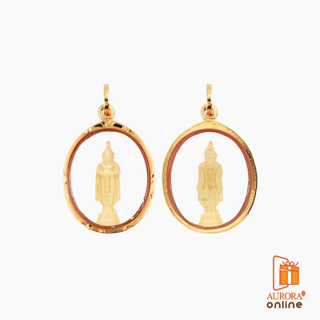 จี้พระประจำวันพุธ AURORA DESIGN ทองคำแท้ 75%_4