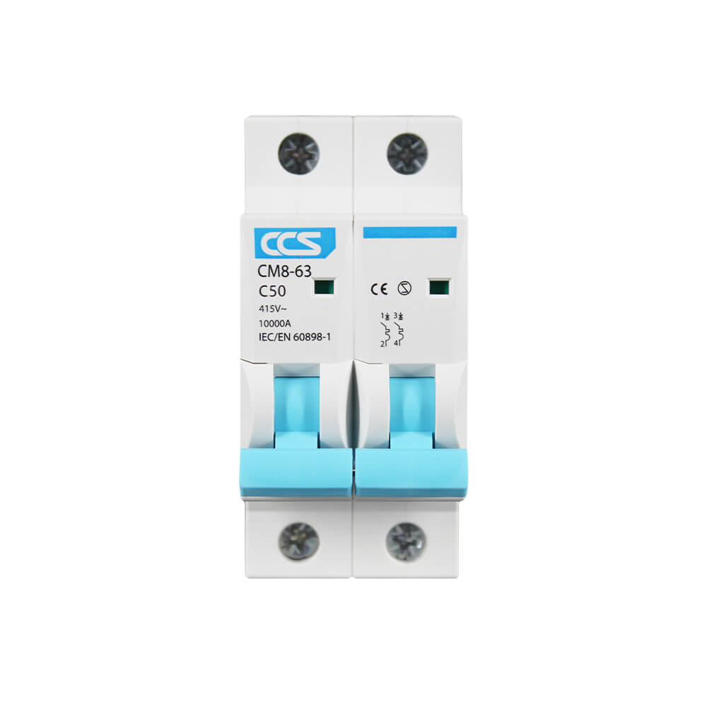 เบรกเกอร์ 50 แอมป์ 2 โพล CCS รุ่น CM8-63_0