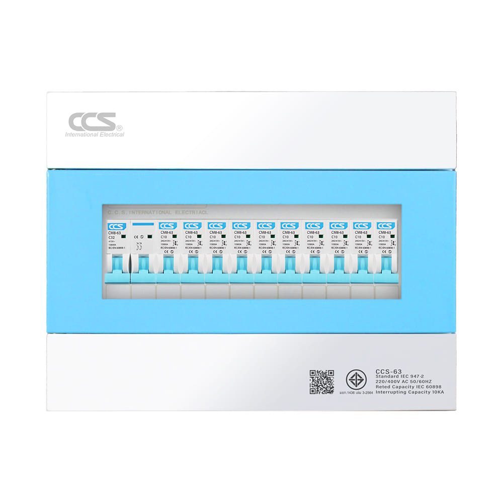 ตู้คอนซูมเมอร์ยูนิตครบชุด CCS รุ่น CCU6-10+10 10 ช่อง 50 แอมป์_0