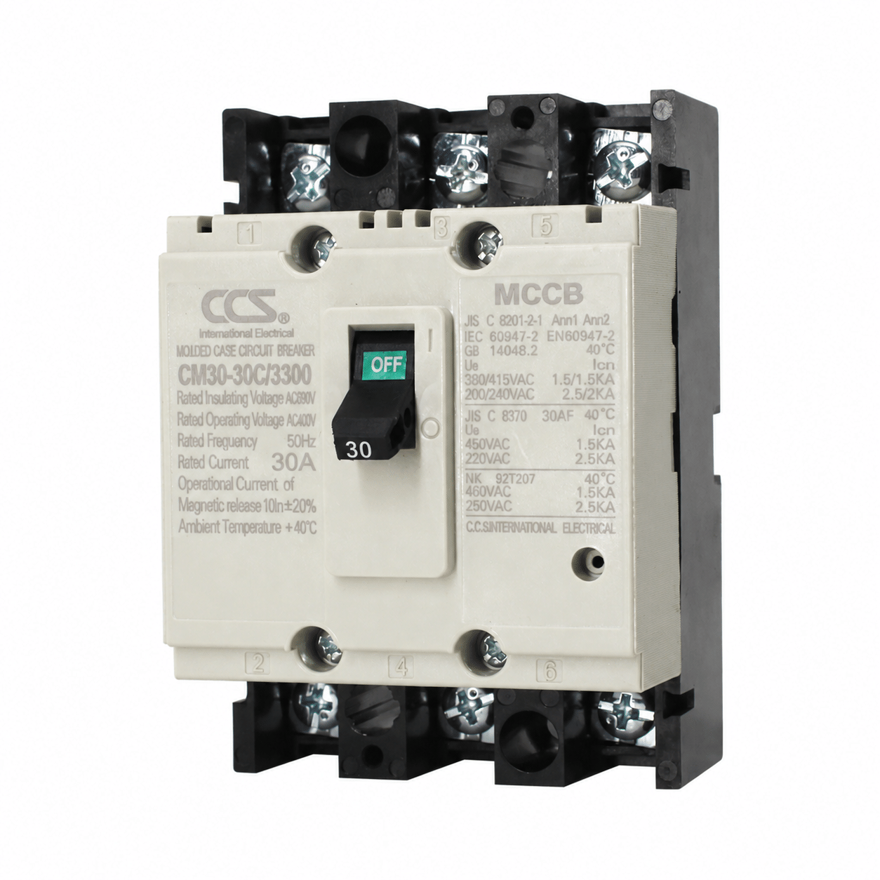 เซอร์กิตเบรกเกอร์ 30 แอมป์ 3 โพล CCS รุ่น CM30-30CW_0