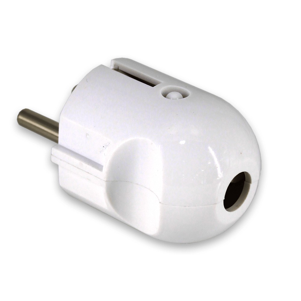 หัวแปลงปลั๊กไฟ 2 ขา CCS รุ่น CCS-8601 10-16 แอมป์ สีขาว_1