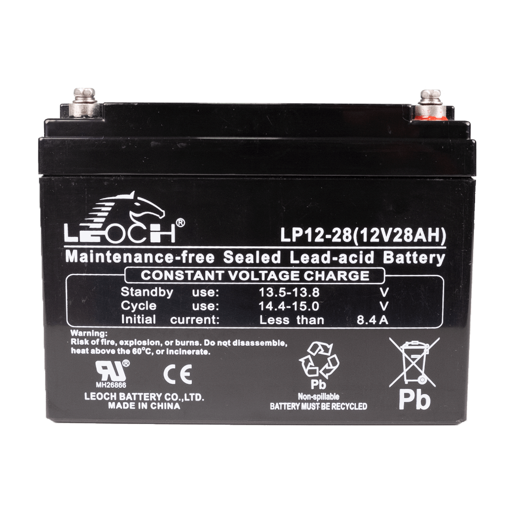 แบตเตอรี่แห้ง LEOCH LP12-28 (12V 28AH) สำหรับเครื่องสำรองไฟฟ้า UPS_4