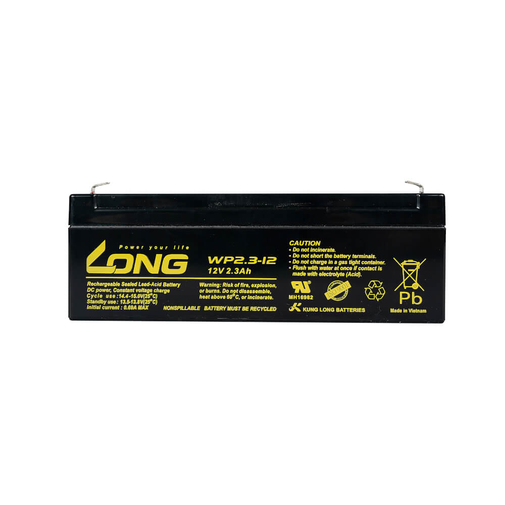 แบตเตอรี่แห้ง  LONG WP2.3-12 (12V2.3AH) สำหรับไฟฉุกเฉิน_0