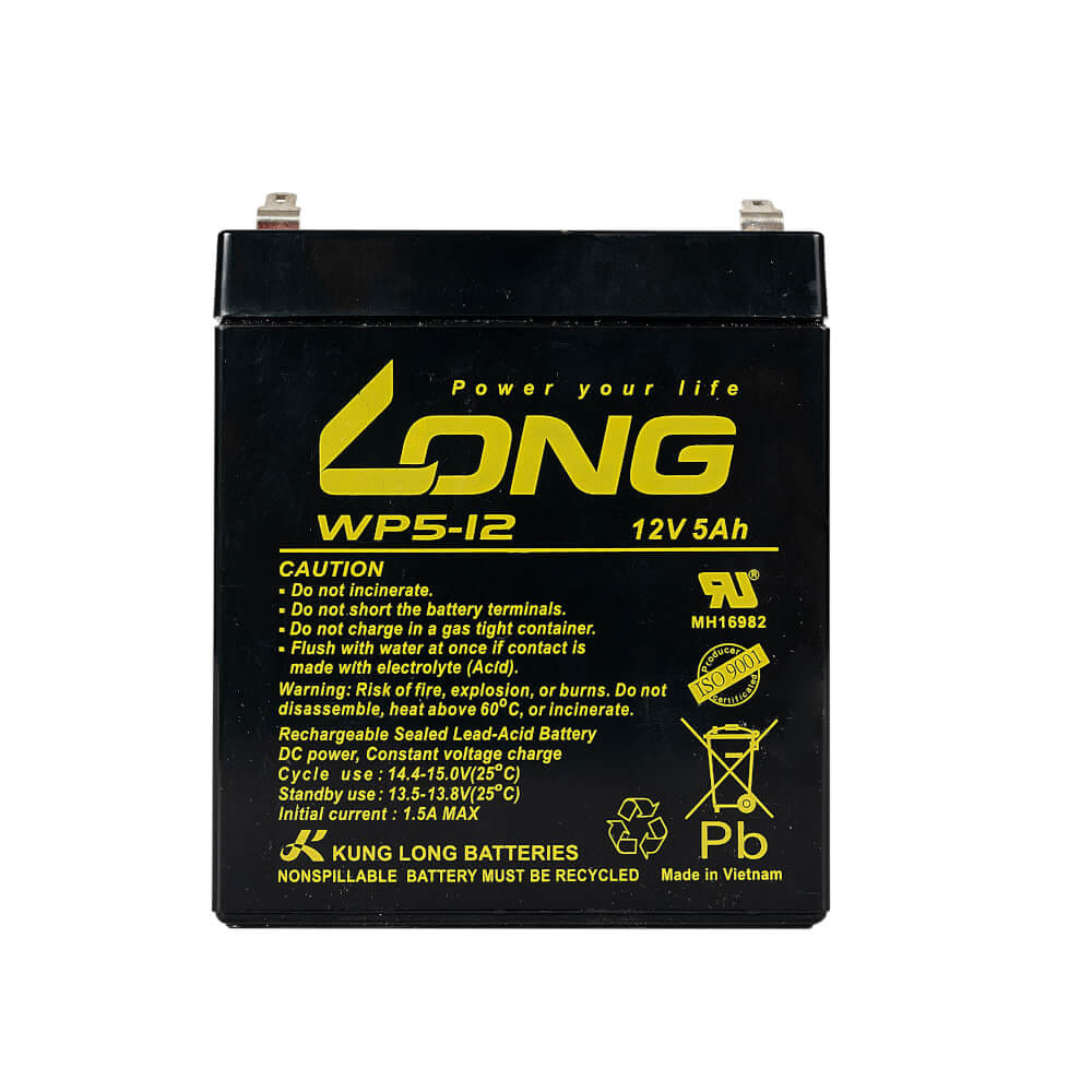 แบตเตอรี่แห้ง LONG WP5-12 (12V 5AH) สำหรับเครื่องสำรองไฟฟ้า UPS_0