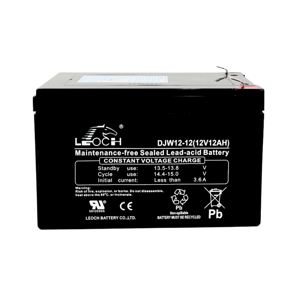 แบตเตอรี่แห้ง LEOCH DJW12-12 (12V 12AH) สำหรับเครื่องสำรองไฟฟ้า UPS_4