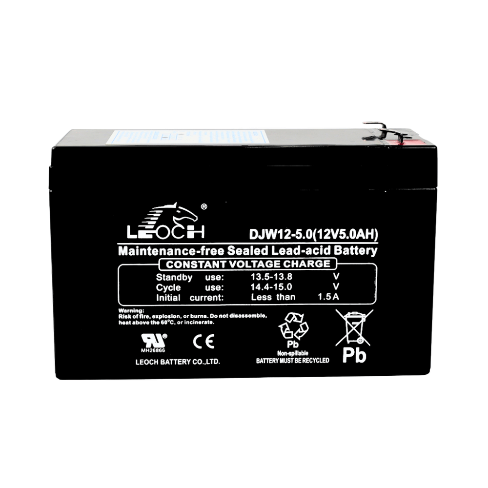 แบตเตอรี่แห้ง LEOCH DJW12-5.0 (12V 5.0AH) สำหรับเครื่องสำรองไฟฟ้า UPS_4