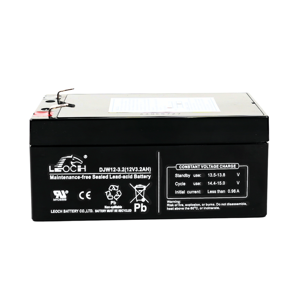 แบตเตอรี่แห้ง LEOCH DJW12-3.2 (12V3.2AH) สำหรับไฟฉุกเฉิน_4