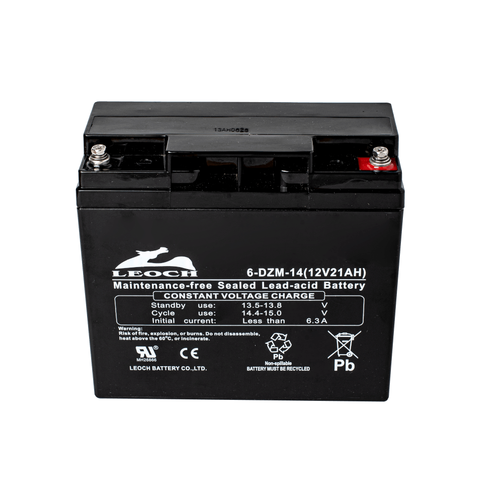 แบตเตอรี่แห้ง LEOCH 6-DZM-14 (12V 21AH) สำหรับเครื่องสำรองไฟฟ้า UPS_0