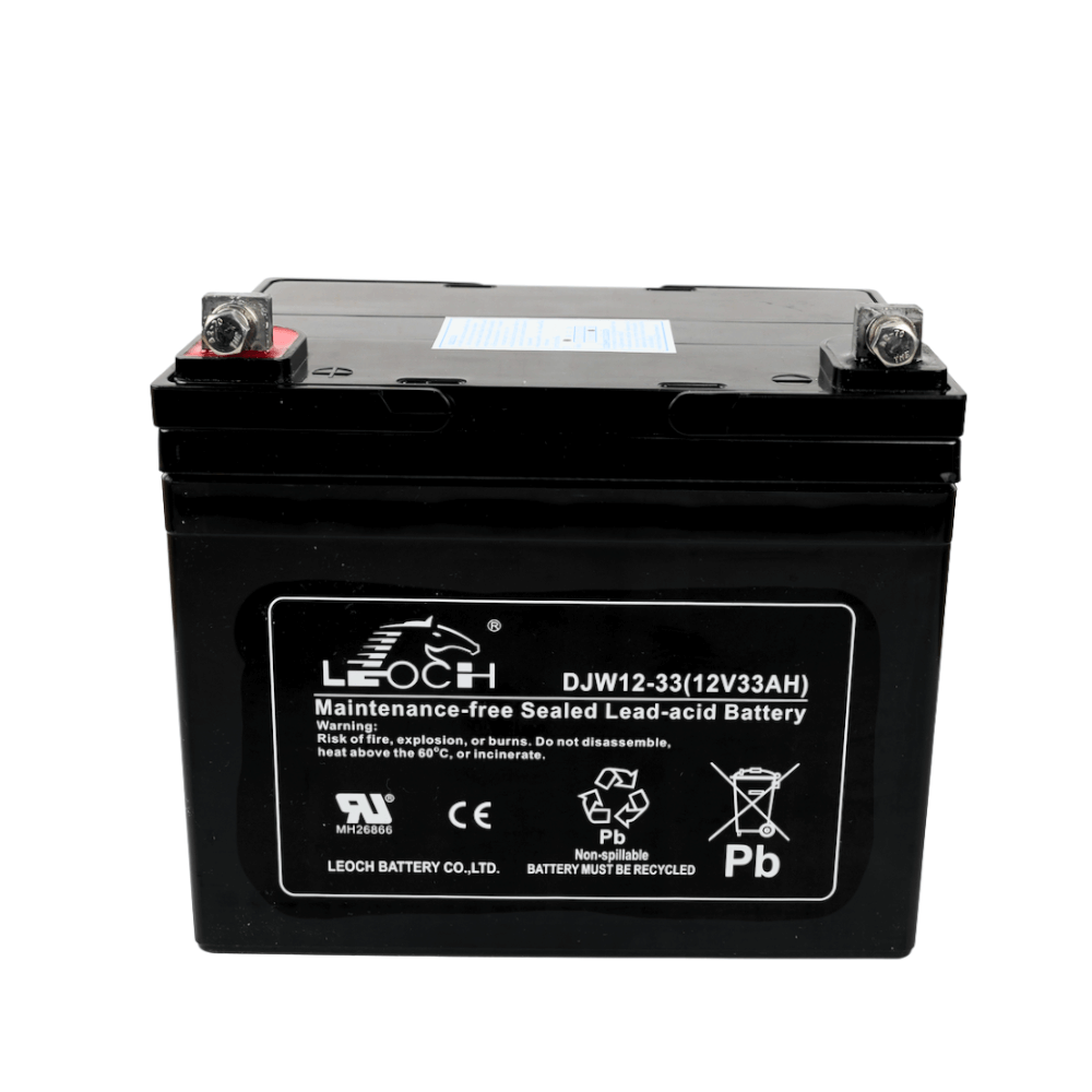 แบตเตอรี่แห้ง LEOCH DJW12-33 (12V 33AH) สำหรับเครื่องสำรองไฟฟ้า UPS_4
