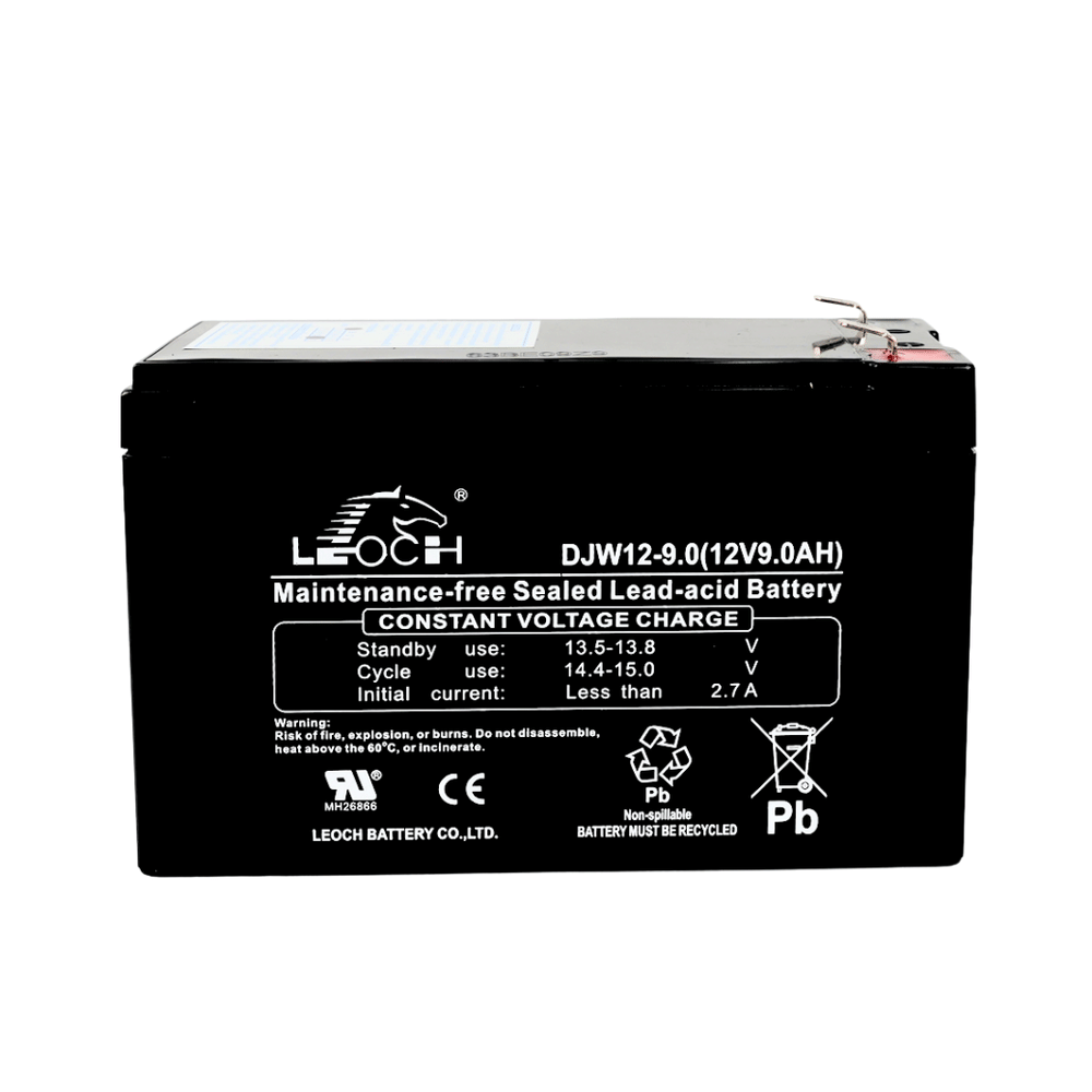 แบตเตอรี่แห้ง  LEOCH DJW12-9.0 (12V 9.0AH) สำหรับเครื่องสำรองไฟฟ้า UPS_4