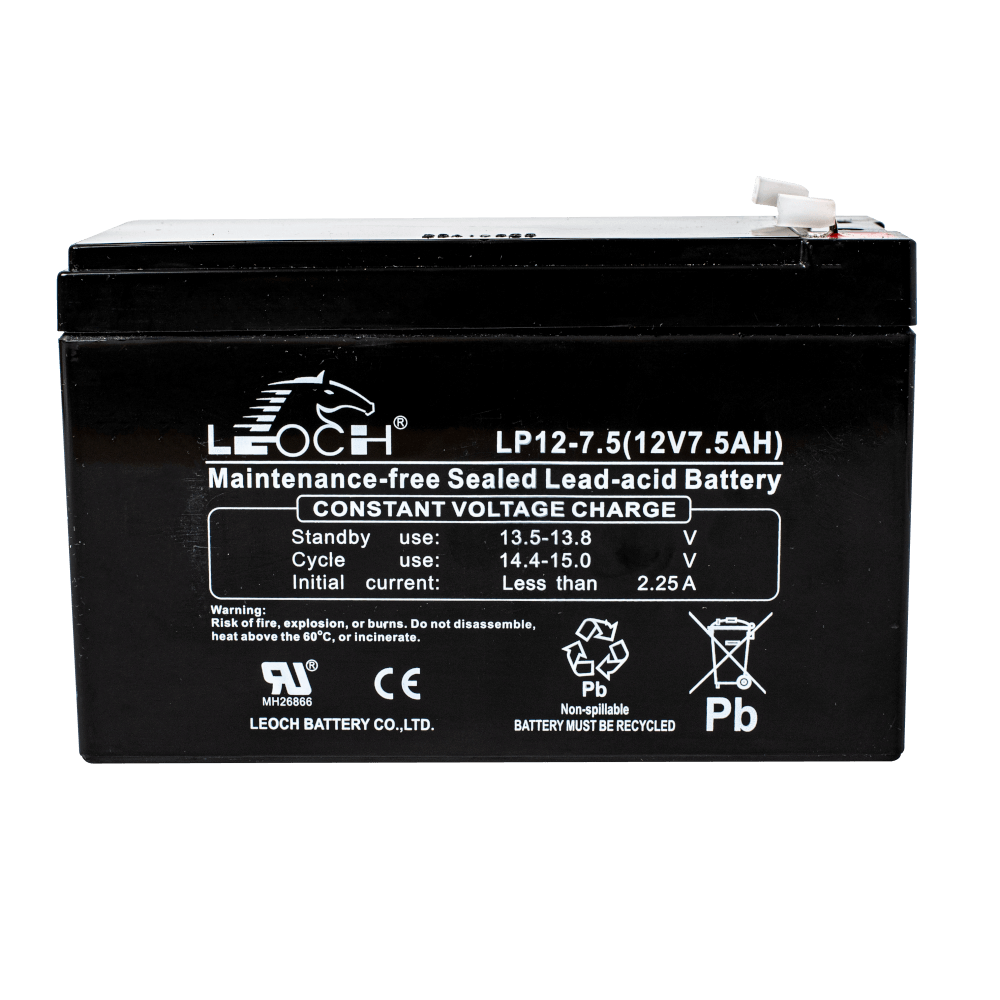 แบตเตอรี่แห้ง LEOCH LP12-7.5 (12V 7.5AH) สำหรับเครื่องสำรองไฟฟ้า UPS_1