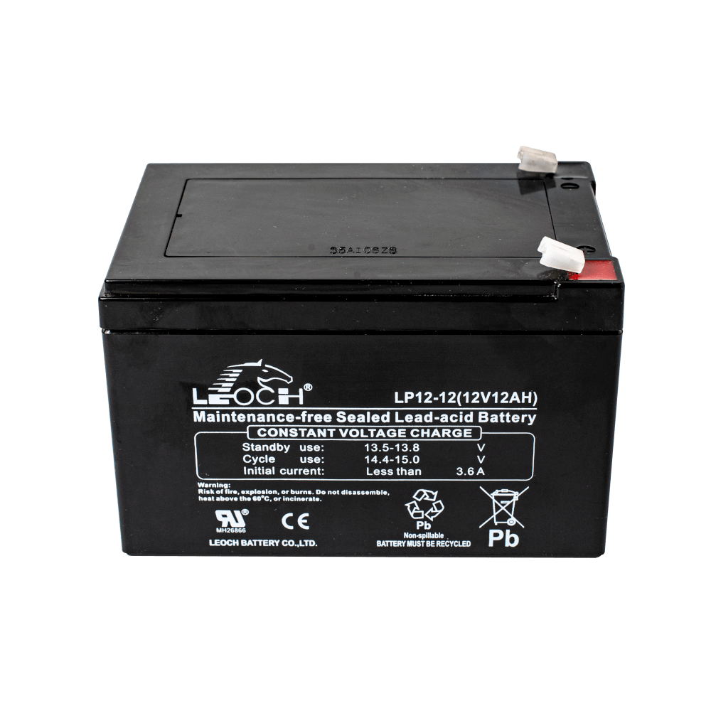 แบตเตอรี่แห้ง LEOCH LP12-12 (12V 12AH) สำหรับเครื่องสำรองไฟฟ้า UPS