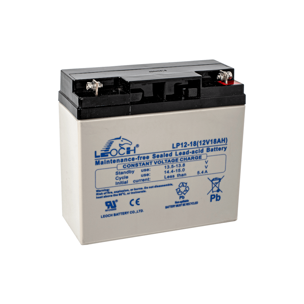 แบตเตอรี่แห้ง LEOCH LP12-18 (12V 18AH) สำหรับเครื่องสำรองไฟฟ้า UPS
