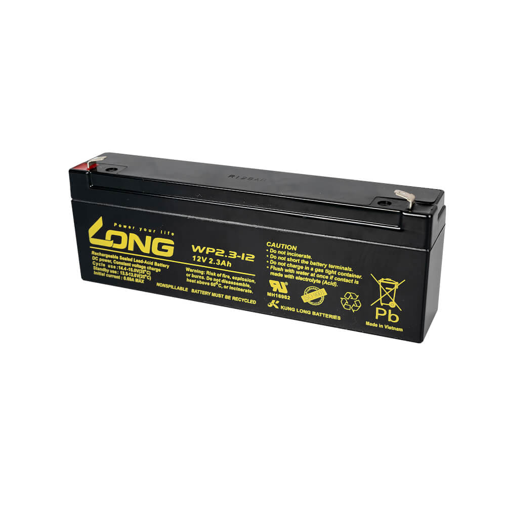 แบตเตอรี่แห้ง  LONG WP2.3-12 (12V2.3AH) สำหรับไฟฉุกเฉิน_1