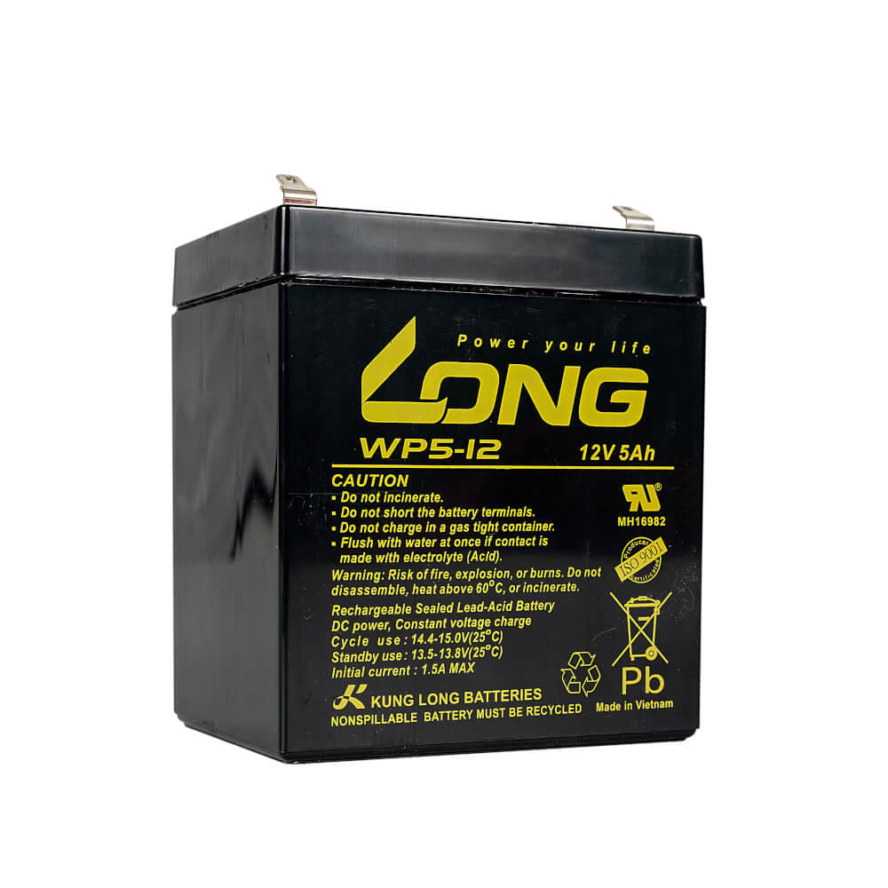 แบตเตอรี่แห้ง LONG WP5-12 (12V 5AH) สำหรับเครื่องสำรองไฟฟ้า UPS_1