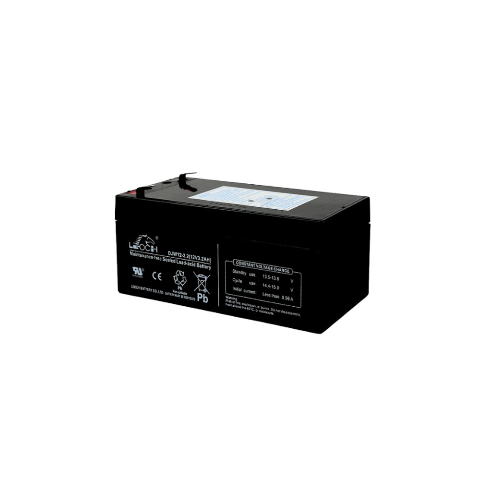 แบตเตอรี่แห้ง LEOCH DJW12-3.2 (12V3.2AH) สำหรับไฟฉุกเฉิน_1
