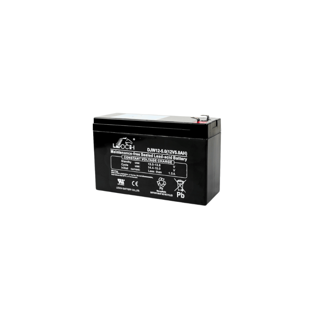แบตเตอรี่แห้ง LEOCH DJW12-5.0 (12V 5.0AH) สำหรับเครื่องสำรองไฟฟ้า UPS_1