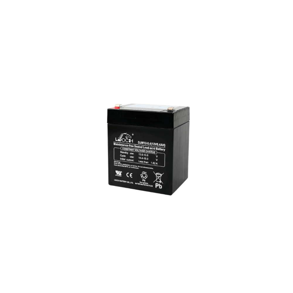 แบตเตอรี่แห้ง LEOCH DJW12-5.4 (12V 5.4AH) สำหรับเครื่องสำรองไฟฟ้า UPS_1