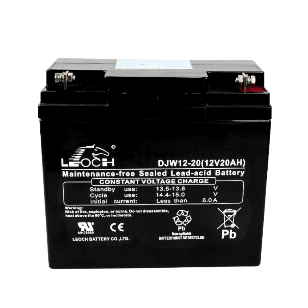 แบตเตอรี่แห้ง LEOCH DJW12-20 (12V 20AH) สำหรับเครื่องสำรองไฟฟ้า UPS_1