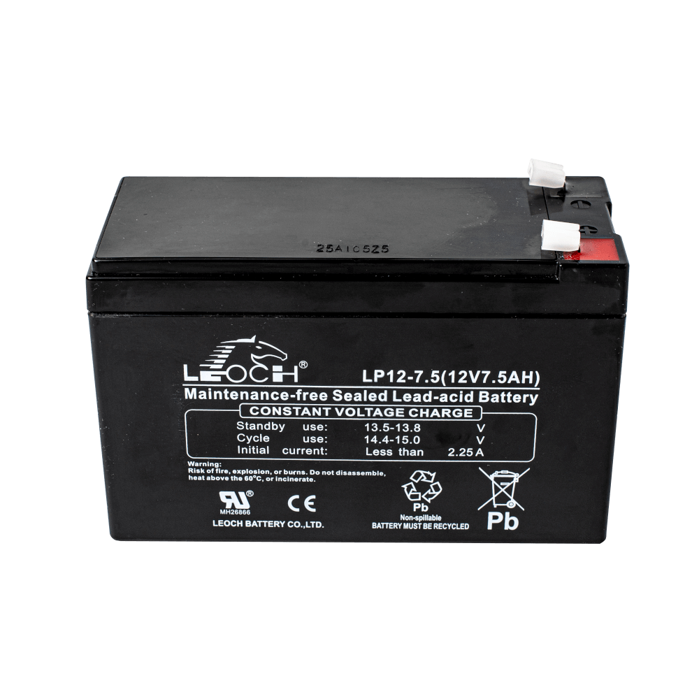แบตเตอรี่แห้ง LEOCH LP12-7.5 (12V 7.5AH) สำหรับเครื่องสำรองไฟฟ้า UPS_2