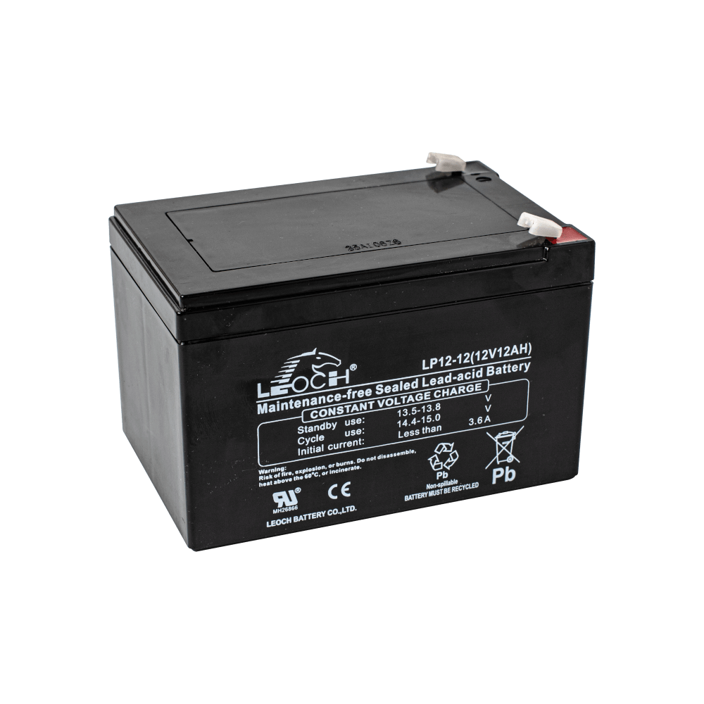 แบตเตอรี่แห้ง LEOCH LP12-12 (12V 12AH) สำหรับเครื่องสำรองไฟฟ้า UPS