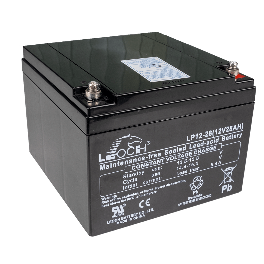 แบตเตอรี่แห้ง LEOCH LP12-28 (12V 28AH) สำหรับเครื่องสำรองไฟฟ้า UPS