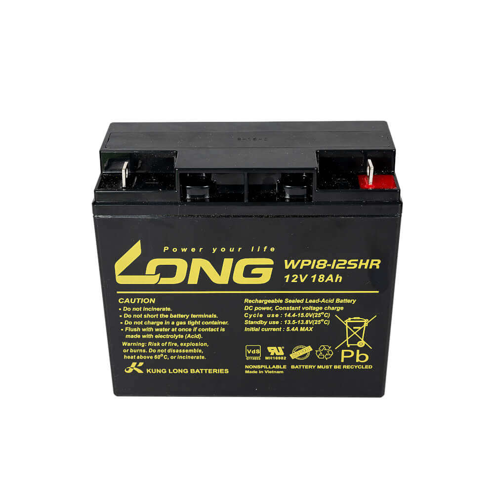 แบตเตอรี่แห้ง LONG WP18-12SHR (12V 18AH) สำหรับเครื่องสำรองไฟฟ้า UPS_2